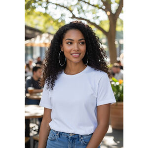 Large Silver Tone Hoop Earrings NWOT